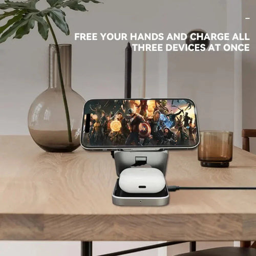 MagCharge Pro Foldable 3-in-1 Magnetic Charging Station