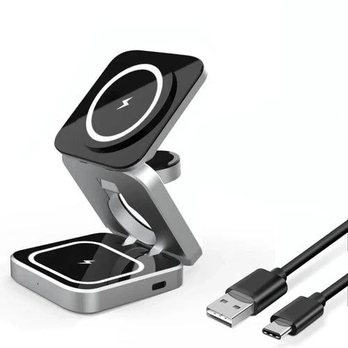MagCharge Pro Foldable 3-in-1 Magnetic Charging Station