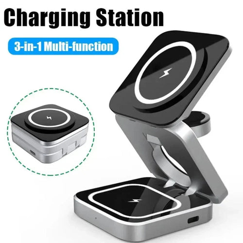MagCharge Pro Foldable 3-in-1 Magnetic Charging Station