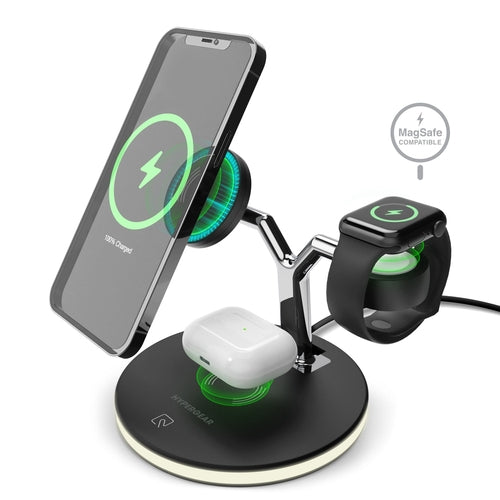 HyperGear MaxCharge 3-in-1 MagSafe-Compatible Wireless Charging Stand