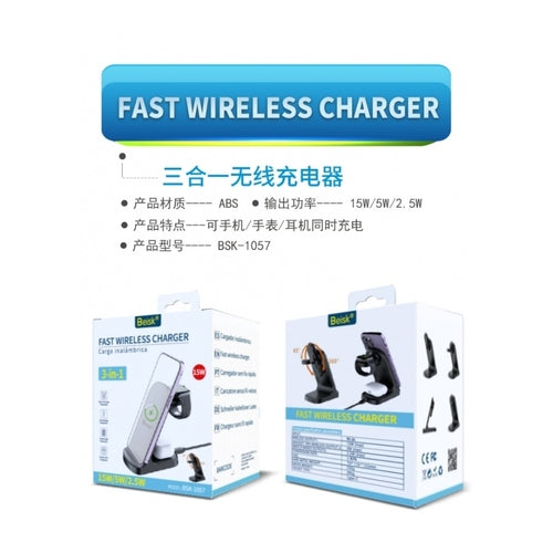 MagCharge Pro 3-in-1 Wireless Charging Stand