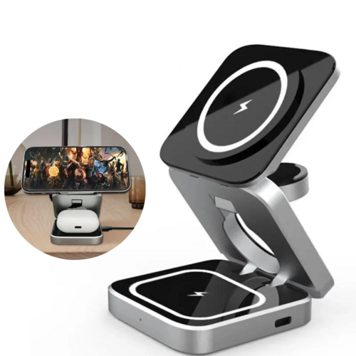 MagCharge Pro Foldable 3-in-1 Magnetic Charging Station